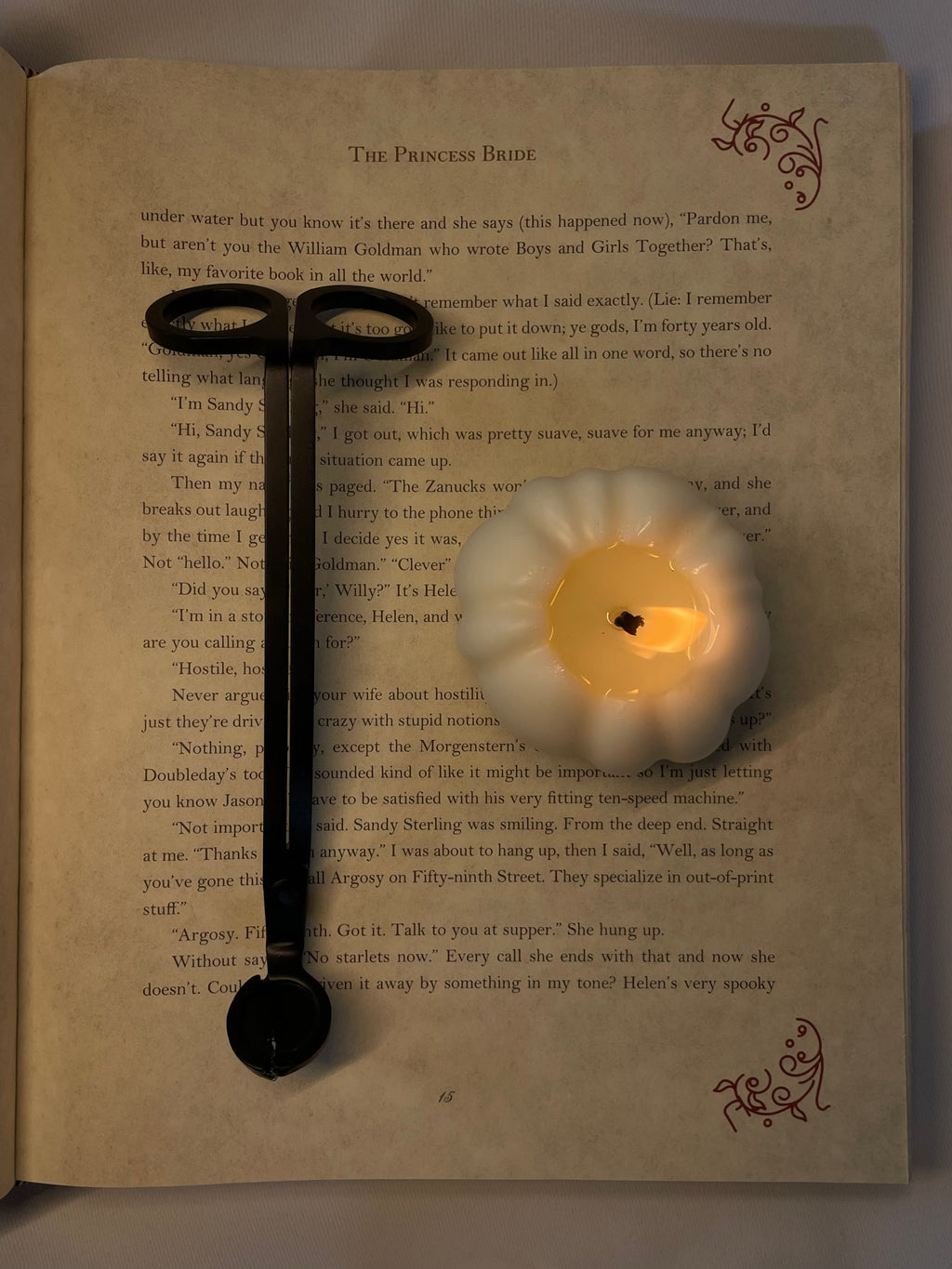 UNSCENTED PUMPKIN DECORATIVE CANDLE