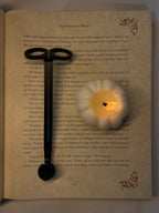 UNSCENTED PUMPKIN DECORATIVE CANDLE